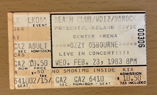1983 ozzy osbourne - 1983, speak