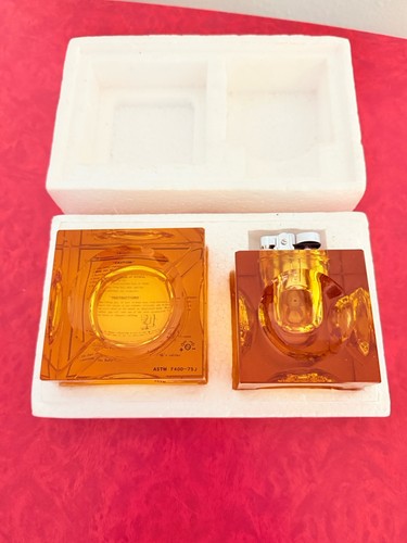 1970 amber glass ash - 1970’s, &