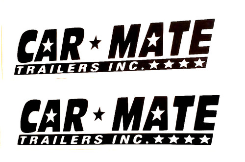 Car mate trailer decals - mate,