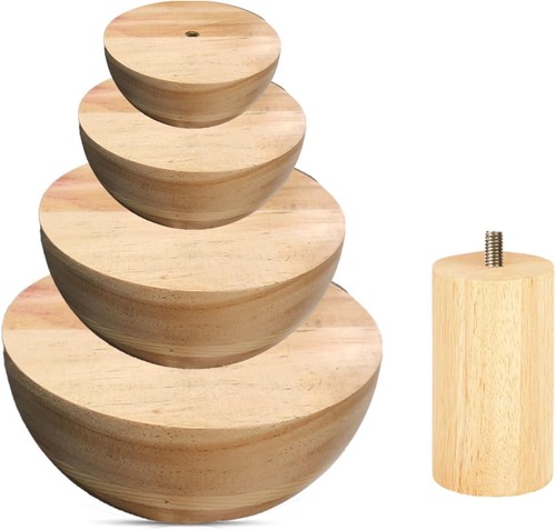 Wooden pottery clay molds set - wooden,