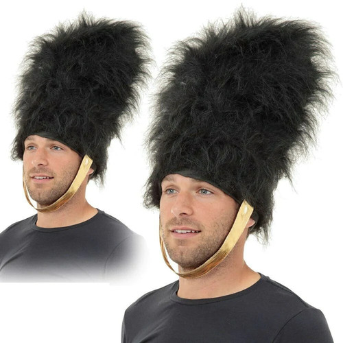 Mens bearskin hat royal - royal, busby