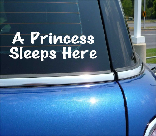 Princess sleeps here - sleeps,