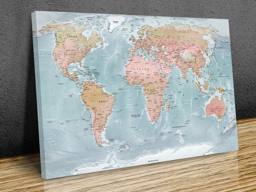 Classic world map countries - classic,
