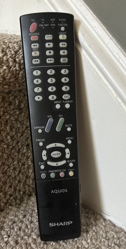 Sharp aquos ga535wjsa - sharp, remote