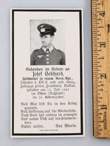 German soldier wwii death - soldier, card