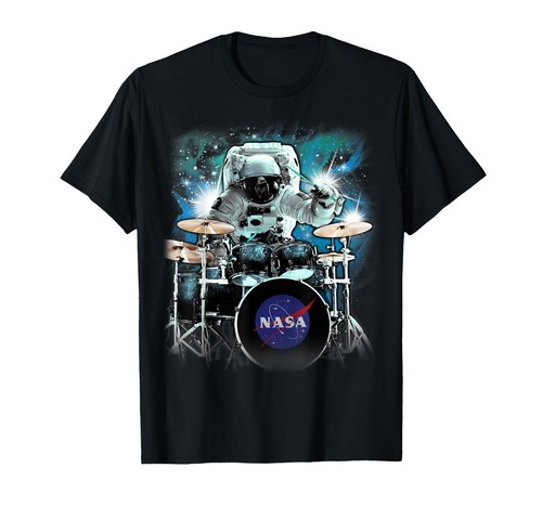 Space drum playing astronaut - space,