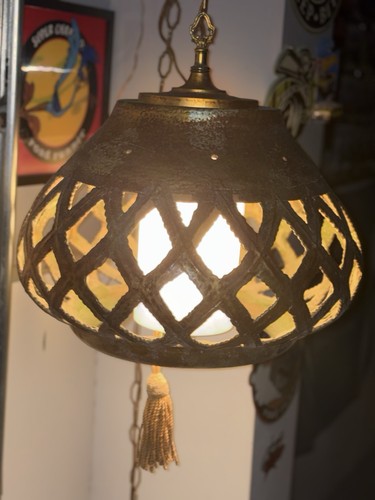 Mid century hanging cast metal - century,