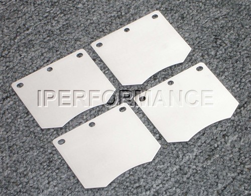 Titanium brake pad shim - pad, heat