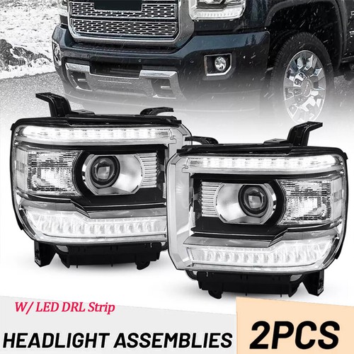Led drl headlights projector - headlights,