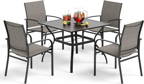 Piece patio dining set - 5,