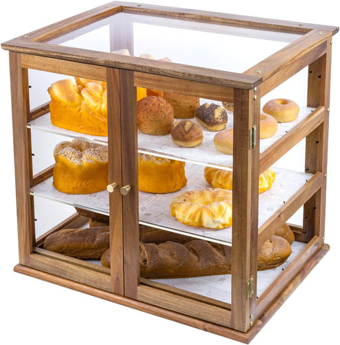 Pastry display case - pastry, case,cookie