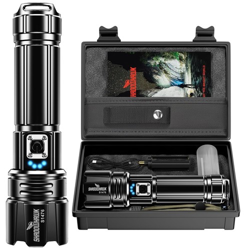 Flashlight 10000 high lumens - high,