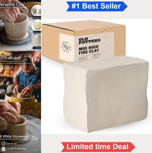 White stoneware clay - stoneware, 10