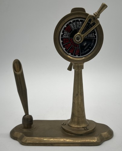 Vintage brass ship engine - vintage,