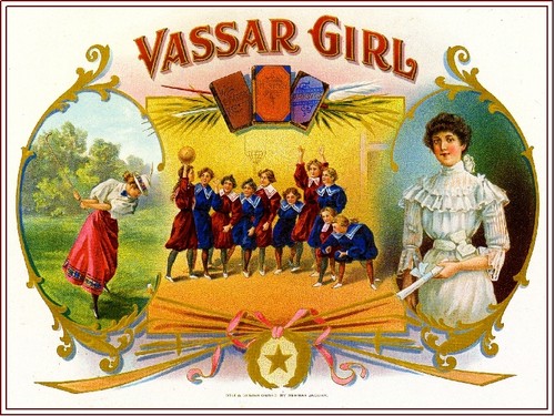 1909 vassar girl college smoke - vassar,