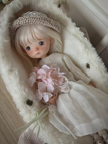 Full set bjd doll girl - full, 1/6