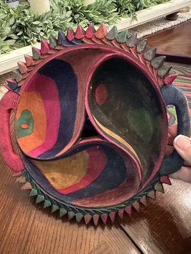 Folk art divided wooden - art,