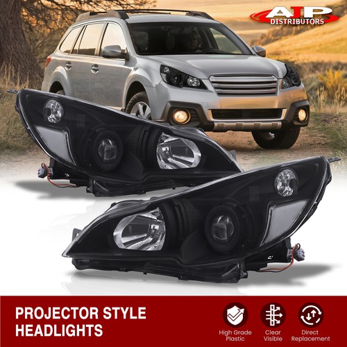 Black head lights - black,