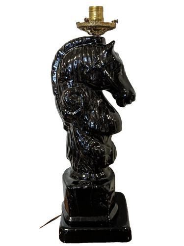Vintage ceramic horse head - ceramic,