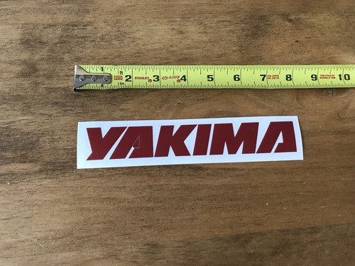 Yakima red logo - sticker/, decal