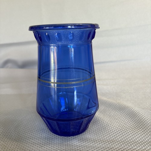 Vintage cobalt blue vase - cobalt,