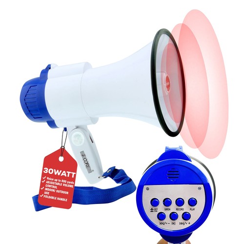 Core megaphone 30w bull - 30w, horn