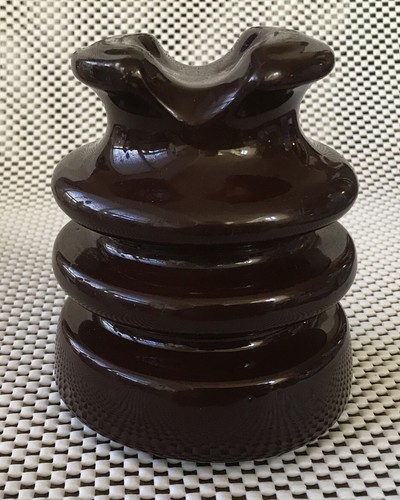 Vintage large brown porcelain - large,