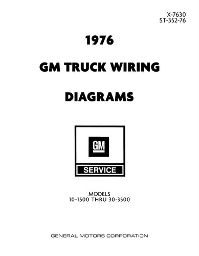 1976 chevy gmc truck wiring - 1976,