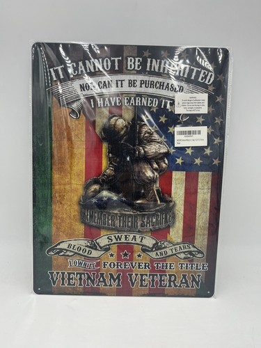 Vietnam veterans military tin - veterans,