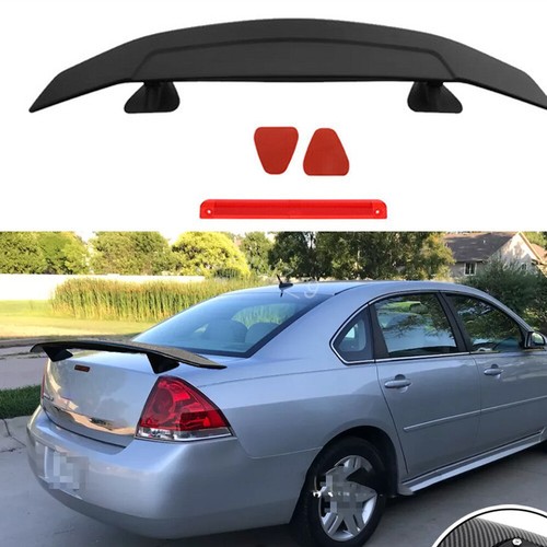 Matte black rear trunk - black,