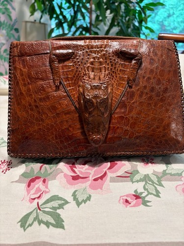 Vintage genuine alligator - vintage,