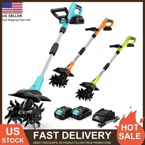 Cordless garden tiller - cordless,