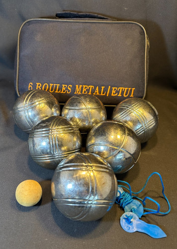 Chrome steel boules set - steel, /