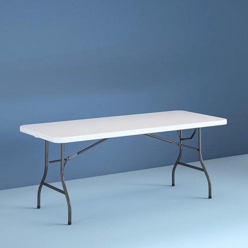 Centerfold folding table - 8-ft,