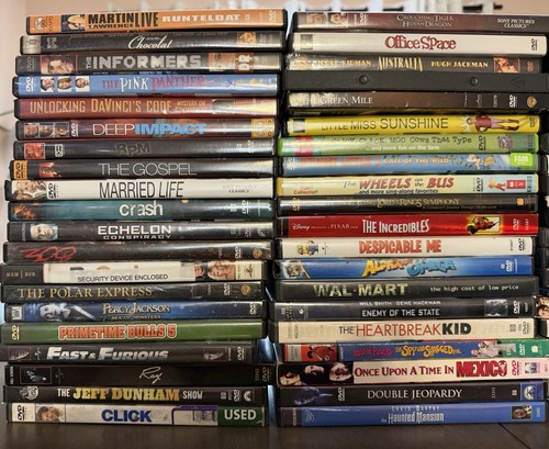 Lot 164 used assorted dvd - used,