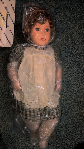 Porcelain girl doll - girl, 20”