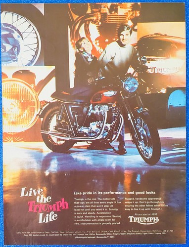1968 triumph t120r - triumph, bonneville