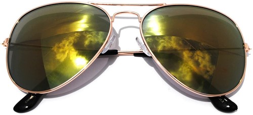 Yellow mirror reflective - mirror,
