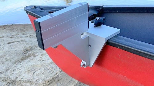 Canoe motor mount - canoe,