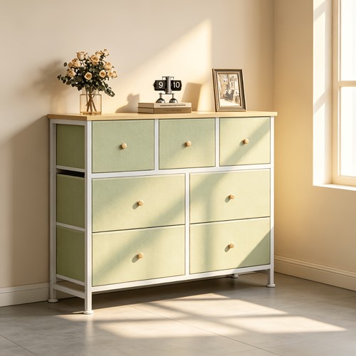 Drawer dresser with office - drawer,