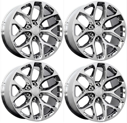 Chrome snowflake wheels - chrome,