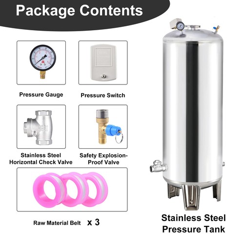 Vertical pressure tank - pressure, 52
