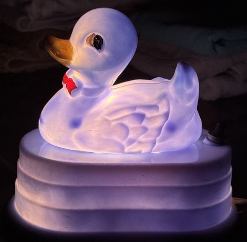 Vtg adorable blue duck night - adorable,