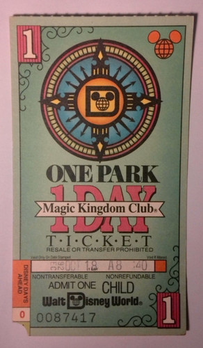 Misc stubvintage walt - walt, disney