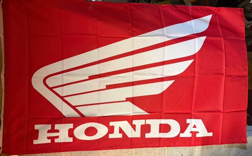 Honda motorcycle logo flag - honda,
