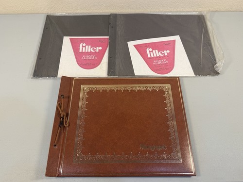 Vtg 1960 photo album - album, scrap