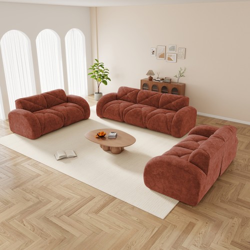 Red brown velvet - red,