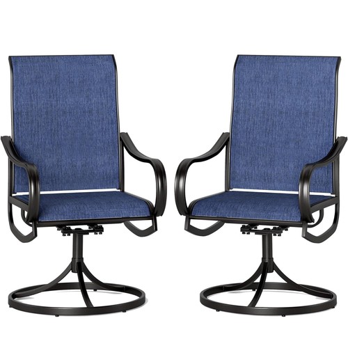 Patio swivel chairs - set, of