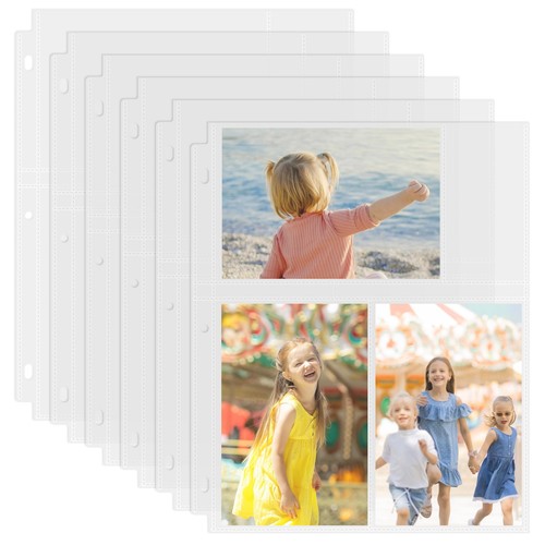 Pack 6 photo sleeves - x,