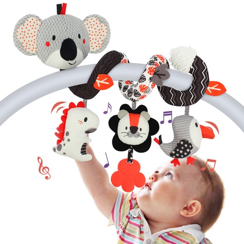 Baby crib hanging - hanging, rattles